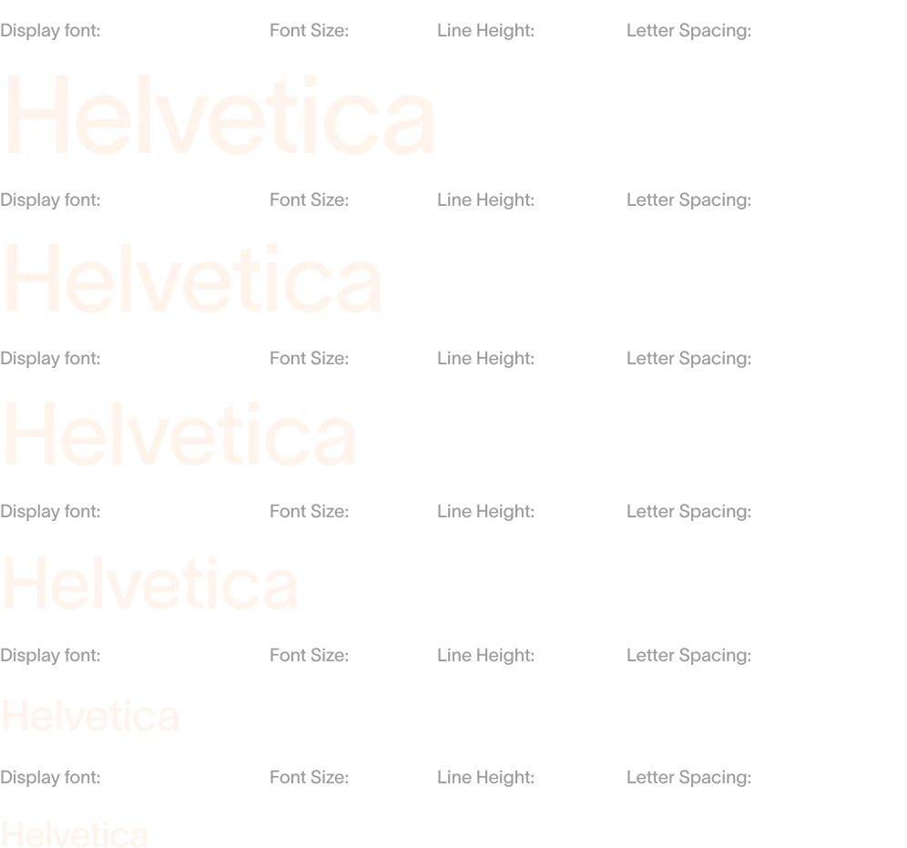 Helvetica typography